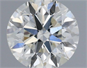 Natural Diamond 0.50 Carats, Round with Excellent Cut, I Color, SI2 Clarity and Certified by IGI