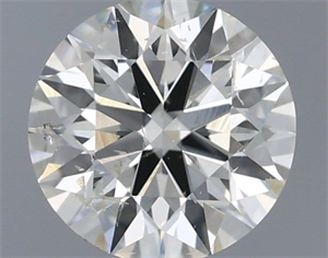 Picture of Natural Diamond 0.50 Carats, Round with Excellent Cut, I Color, SI2 Clarity and Certified by IGI