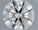 Natural Diamond 0.50 Carats, Round with Excellent Cut, I Color, SI2 Clarity and Certified by IGI