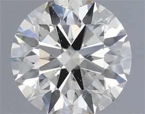 Picture of Natural Diamond 0.50 Carats, Round with Excellent Cut, I Color, SI2 Clarity and Certified by IGI