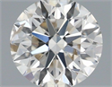 Natural Diamond 0.50 Carats, Round with Excellent Cut, I Color, SI2 Clarity and Certified by IGI