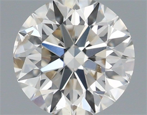Picture of Natural Diamond 0.50 Carats, Round with Excellent Cut, I Color, SI2 Clarity and Certified by IGI