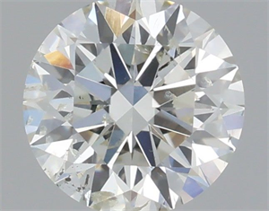Picture of Natural Diamond 0.50 Carats, Round with Excellent Cut, I Color, SI2 Clarity and Certified by IGI