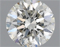 Natural Diamond 0.50 Carats, Round with Excellent Cut, I Color, SI2 Clarity and Certified by IGI