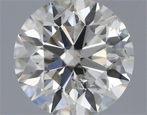 Picture of Natural Diamond 0.50 Carats, Round with Excellent Cut, I Color, SI2 Clarity and Certified by IGI