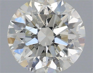 Picture of Natural Diamond 0.50 Carats, Round with Excellent Cut, I Color, SI2 Clarity and Certified by IGI