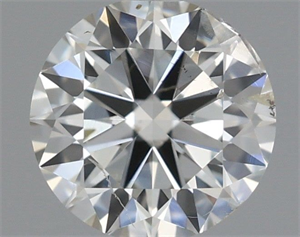 Picture of Natural Diamond 0.50 Carats, Round with Excellent Cut, I Color, SI2 Clarity and Certified by IGI