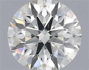 Picture of Natural Diamond 0.50 Carats, Round with Excellent Cut, I Color, SI2 Clarity and Certified by IGI
