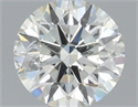 Natural Diamond 0.51 Carats, Round with Excellent Cut, I Color, SI2 Clarity and Certified by IGI