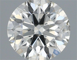 Picture of Natural Diamond 0.51 Carats, Round with Excellent Cut, I Color, SI2 Clarity and Certified by IGI