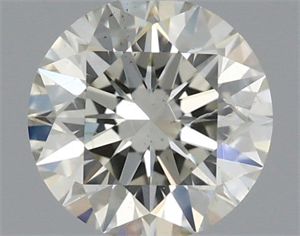 Picture of Natural Diamond 0.51 Carats, Round with Excellent Cut, I Color, SI2 Clarity and Certified by IGI