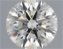 Natural Diamond 0.51 Carats, Round with Excellent Cut, I Color, SI2 Clarity and Certified by IGI