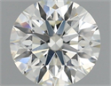 Natural Diamond 0.51 Carats, Round with Excellent Cut, I Color, SI2 Clarity and Certified by IGI