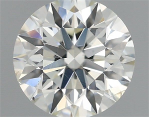Picture of Natural Diamond 0.51 Carats, Round with Excellent Cut, I Color, SI2 Clarity and Certified by IGI