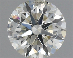 Picture of Natural Diamond 0.51 Carats, Round with Excellent Cut, I Color, SI2 Clarity and Certified by IGI