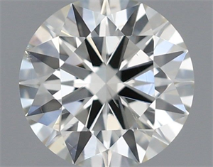 Picture of Natural Diamond 0.51 Carats, Round with Excellent Cut, I Color, SI2 Clarity and Certified by IGI