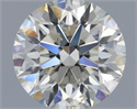 Natural Diamond 0.58 Carats, Round with Excellent Cut, I Color, SI2 Clarity and Certified by IGI