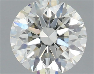 Picture of Natural Diamond 0.57 Carats, Round with Excellent Cut, I Color, SI2 Clarity and Certified by IGI