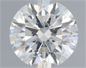 Natural Diamond 0.54 Carats, Round with Excellent Cut, I Color, SI2 Clarity and Certified by IGI