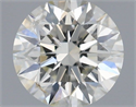 Natural Diamond 0.58 Carats, Round with Excellent Cut, I Color, SI2 Clarity and Certified by IGI