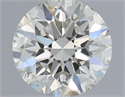 Natural Diamond 0.53 Carats, Round with Excellent Cut, I Color, SI2 Clarity and Certified by IGI