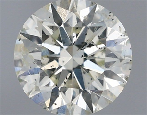 Picture of Natural Diamond 0.51 Carats, Round with Excellent Cut, I Color, SI2 Clarity and Certified by IGI