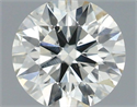Natural Diamond 0.51 Carats, Round with Excellent Cut, I Color, SI2 Clarity and Certified by IGI