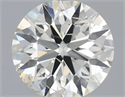 Natural Diamond 0.50 Carats, Round with Excellent Cut, I Color, SI2 Clarity and Certified by IGI