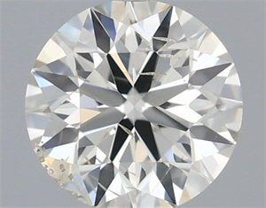 Picture of Natural Diamond 0.50 Carats, Round with Excellent Cut, I Color, SI2 Clarity and Certified by IGI