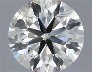 Picture of Natural Diamond 0.50 Carats, Round with Excellent Cut, I Color, SI2 Clarity and Certified by IGI