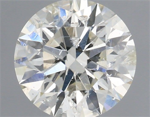 Picture of Natural Diamond 0.51 Carats, Round with Excellent Cut, I Color, I1 Clarity and Certified by IGI