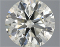 Natural Diamond 0.50 Carats, Round with Excellent Cut, J Color, SI2 Clarity and Certified by IGI
