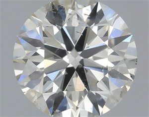 Picture of Natural Diamond 0.51 Carats, Round with Excellent Cut, J Color, SI2 Clarity and Certified by IGI
