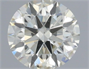 Natural Diamond 0.51 Carats, Round with Excellent Cut, J Color, SI2 Clarity and Certified by IGI