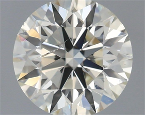 Picture of Natural Diamond 0.50 Carats, Round with Excellent Cut, J Color, SI2 Clarity and Certified by IGI