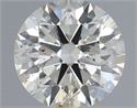 Natural Diamond 0.50 Carats, Round with Excellent Cut, J Color, SI2 Clarity and Certified by IGI