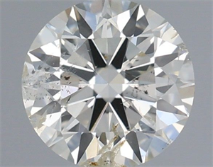 Picture of Natural Diamond 0.50 Carats, Round with Excellent Cut, J Color, SI2 Clarity and Certified by IGI