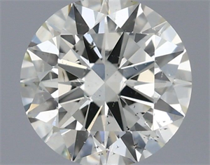 Foto Diamante Natural 0.50 quilates, Redondo , Color J, claridad SI2 y certificado IGI de