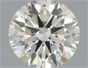 Natural Diamond 0.55 Carats, Round with Excellent Cut, J Color, SI1 Clarity and Certified by IGI