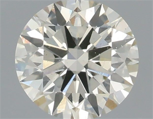 Picture of Natural Diamond 0.55 Carats, Round with Excellent Cut, J Color, SI1 Clarity and Certified by IGI
