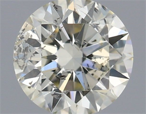 Foto Diamante Natural 0.50 quilates, Redondo , Color J, claridad SI2 y certificado IGI de