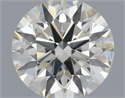 Natural Diamond 0.55 Carats, Round with Excellent Cut, J Color, SI2 Clarity and Certified by IGI