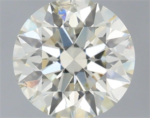 Picture of Natural Diamond 0.50 Carats, Round with Excellent Cut, J Color, SI2 Clarity and Certified by IGI