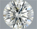 Natural Diamond 0.50 Carats, Round with Excellent Cut, J Color, SI2 Clarity and Certified by IGI