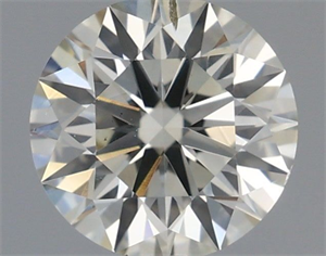 Foto Diamante Natural 0.52 quilates, Redondo , Color J, claridad SI2 y certificado IGI de