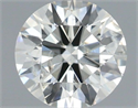 Natural Diamond 0.50 Carats, Round with Excellent Cut, J Color, I1 Clarity and Certified by IGI