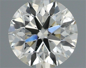 Picture of Natural Diamond 0.50 Carats, Round with Excellent Cut, J Color, SI2 Clarity and Certified by IGI
