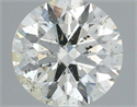 Diamante Natural 0.51 quilates, Redondo , Color J, claridad I1 y certificado IGI