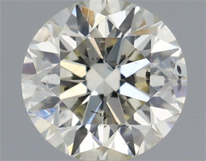 Picture of Natural Diamond 0.50 Carats, Round with Excellent Cut, J Color, SI2 Clarity and Certified by IGI