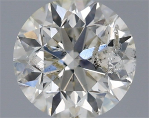 Picture of Natural Diamond 0.50 Carats, Round with Very Good Cut, J Color, I1 Clarity and Certified by IGI